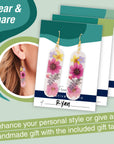 Pressed Floral Earrings - Adult Craft Kit
