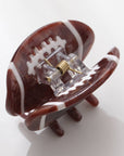 Mini Football Claw Clip