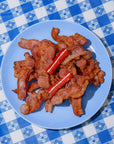 Bacon Alligator Hair Clip Set