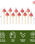 Woodland Wicks - Mushroom Birthday Candles - Set of 10