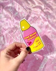 Pink Drink Princess Sticker