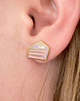 Cake Enamel Earrings
