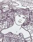 Coloring Book - Alphonse Mucha