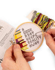 Books Mini Cross Stitch Embroidery