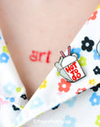 Mini Hard Enamel Hot To Go Pin