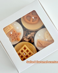 Cookie Tealight Candle Set | Holiday Tealight Candle Gift