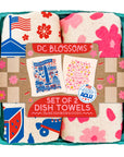 DC BLOSSOMS (DC Landmarks, Blossoms) - Tea Towel Set of 2