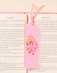 Acrylic Bookmark-Dainty Floral Pink