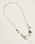 Mediterranean Coastal Charm Station Necklace