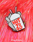 Mini Hard Enamel Hot To Go Pin