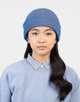 Simple Grid Knit Beanie