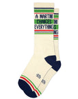 A Martini Changes Everything Gym Crew Socks