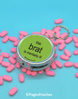Brat Pill Case Keychain Travel Medication Organizer