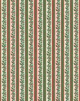 Holly Stripe Wrapping Paper