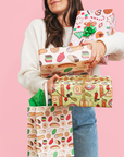 Holiday Desserts Christmas Wrapping Paper Roll
