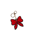 Red Bow Bag Charm Keychain