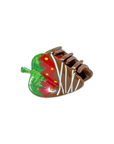 Mini Chocolate Covered Strawberry Hair Claw Clip