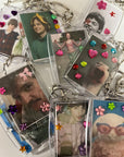 Bedazzled meme keychains