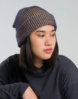 Simple Grid Knit Beanie