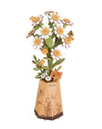 3D Wooden Flower Puzzle: Chamomile
