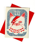 You Are Iconic - Risograph Greeting Card