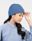 Simple Grid Knit Beanie