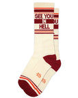 See You in Hell Gym Crew Socks