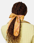 Silk Tie Scrunchie in Baguette