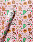 Holiday Desserts Christmas Wrapping Paper Roll
