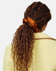 Silk Tie Scrunchie in Baguette