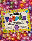 Certified Yapper Certificate Sticker
