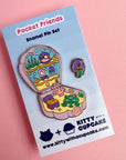 Mermaid Pocket Enamel Pin Set
