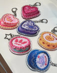 Aquarius Glitter Horoscope Cake Keychain