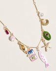 Mediterranean Coastal Charm Station Necklace