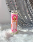 Barbie Altar Prayer Candle