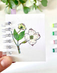 Handmade Floral Mini Notebooks/Sketchbooks