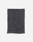 Simple Grid Snood - Black Grey