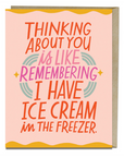 ice cream freezer card