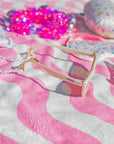 Sunny Daze Sunglasses & Pearl Strap Set