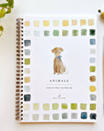 Animals watercolor workbook
