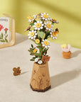 3D Wooden Flower Puzzle: Chamomile