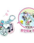 Snoopy Secret Double Acrylic Keyring Random Box