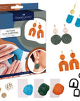 Texture Clay Earrings - Adult Craft Kit Makes 3 Pairs