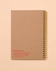 Pickles A5 Letterpress Spiral Notebook
