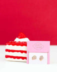 Cake Enamel Earrings