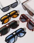 Women's Retro Square Sunglasses-Assorted Frames