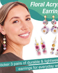 Pressed Floral Earrings - Adult Craft Kit