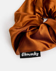 Silk Tie Scrunchie in Baguette