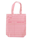 Book Club Library Card Tote Bag