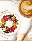 Harvest Leaves Embroidery Kit